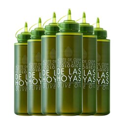 Aceite de Oliva Las Hoyas Biberón Dosificador Picual AOVE Virgen Extra Eco — Ecológico 75 cl (Caja de 6 unidades)