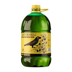 Aceite de Oliva L'Estornell Quality Restaurant AOVE Virgen Extra Garrafa 5 L