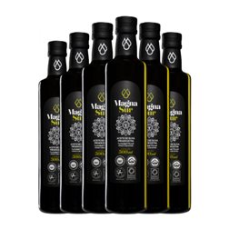 Aceite de Oliva Magnasur Dórica Picual AOVE Virgen Extra Botella Medium 50 cl Vidrio (Caja de 6 unidades)
