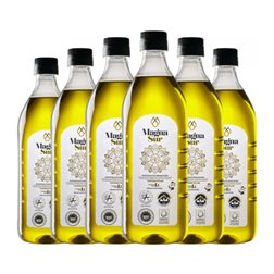 Aceite de Oliva Magnasur Picual Sierra Mágina AOVE Virgen Extra 1 L PET (Caja de 6 unidades)