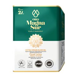 Aceite de Oliva Magnasur Picual Sierra Mágina Edición Oro, Premium, AOVE Virgen Extra Lata Especial 2 L