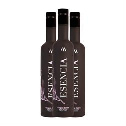 Aceite de Oliva Maitino Esencia Black — Edición Negra, AOVE Virgen Extra Botella Medium 50 cl (Caja de 3 unidades)