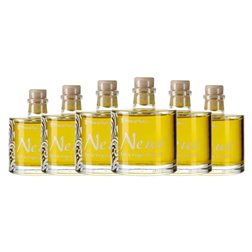 Aceite de Oliva Neus Arbequina AOVE Virgen Extra Botellín Miniatura 10 cl (Caja de 6 unidades)