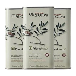 Aceite de Oliva Neus Natur Arbequina Priorat AOVE Virgen Extra Botellín 25 cl (Caja de 3 unidades)