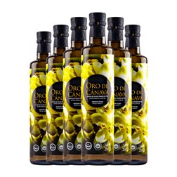 Aceite de Oliva Ntra. Sra. de los Remedios Oro de Cánava Picual Sierra Mágina Dórica, AOVE Virgen Extra 75 cl Vidrio (Caja de 6 unidades)