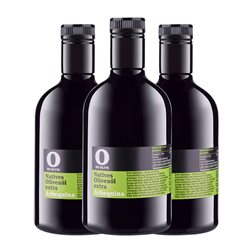 Aceite de Oliva O de Oliva. Natives Arbequina AOVE Virgen Extra Botella Medium 50 cl (Caja de 3 unidades)