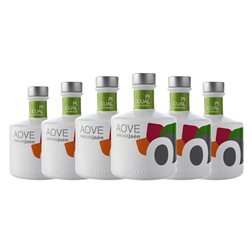 Aceite de Oliva Oleícola Jaén Picual Selección, AOVE Virgen Extra Botellín 25 cl (Caja de 6 unidades)