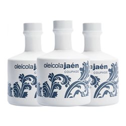 Aceite de Oliva Oleícola Jaén Especial, AOVE Virgen Extra Botellín 25 cl (Caja de 3 unidades)