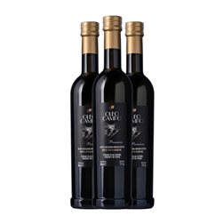 Aceite de Oliva Oleocampo Picual Black — Edición Negra, Premium, AOVE Virgen Extra Botella Medium 50 cl Vidrio (Caja de 3 unidades)
