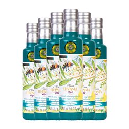 Aceite de Oliva Oleum Hispania Arbequina Tradicional, Premium, Nature, AOVE Virgen Extra Botellín 25 cl Vidrio (Caja de 6 unidades)