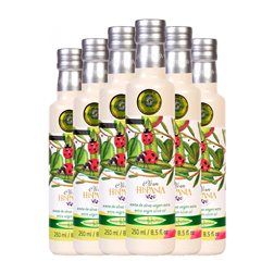 Aceite de Oliva Oleum Hispania Hojiblanca Tradicional, Premium, Nature, AOVE Virgen Extra Botellín 25 cl Vidrio (Caja de 6 unidades)