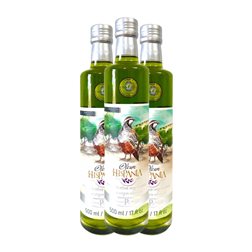 Aceite de Oliva Oleum Hispania Picual Tradicional, Premium, Sin Filtrar, Nature, AOVE Virgen Extra Botella Medium 50 cl Vidrio (Caja de 3 unidades)