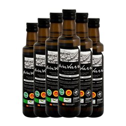 Aceite de Oliva Pintarré Envero Picual Sierra Mágina Cosecha Temprana, AOVE Virgen Extra Bio — Biológico Botellín 25 cl Vidrio (Caja de 6 unidades)
