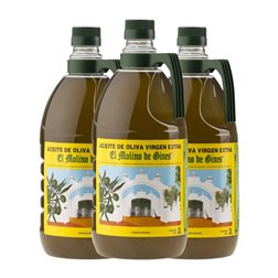 Aceite de Oliva San Cristóbal El Molino de Gines AOVE Virgen Extra Garrafa 2 L PET (Caja de 3 unidades)