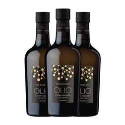 Aceite de Oliva San Marzano AOVE Virgen Extra Botella Medium 50 cl (Caja de 3 unidades)