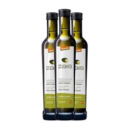 Aceite de Oliva Syrona Zais Arbequina AOVE Virgen Extra Bio — Biológico Botella Medium 50 cl Vidrio (Caja de 3 unidades)