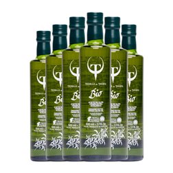 Aceite de Oliva Tierras de Tavara Picual Sierra de Segura AOVE Virgen Extra Bio — Biológico Botella Medium 50 cl (Caja de 6 unidades)
