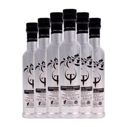 Aceite de Oliva Tierras de Tavara Picual Sierra de Segura Premium, AOVE Virgen Extra Botellín 25 cl (Caja de 6 unidades)