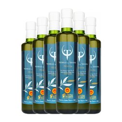 Aceite de Oliva Tierras de Tavara Picual Sierra de Segura Selección, Premium, Cosecha Temprana, AOVE Virgen Extra Botella Medium 50 cl (Caja de 6 unidades)