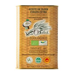Aceite de Oliva Trujal de Mágina Verde Salud Picual Sierra Mágina AOVE Virgen Extra Eco — Ecológico Lata Especial 2,5 L