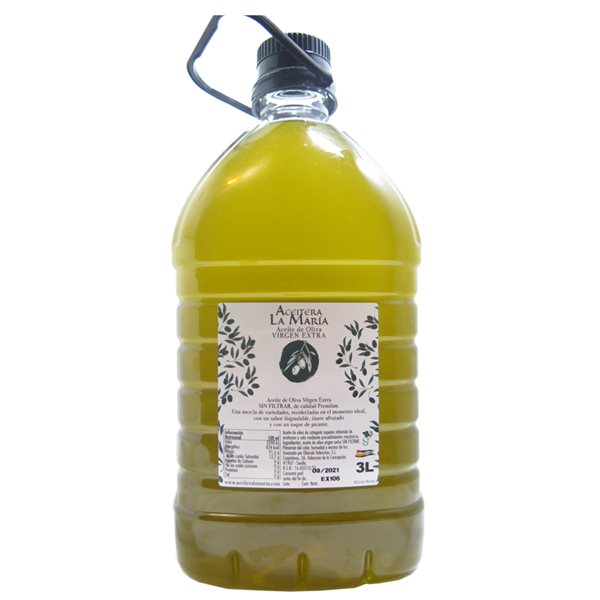 Extra Virgin Olive Oil 3 L Pet Harvest 2024-2025-detalle