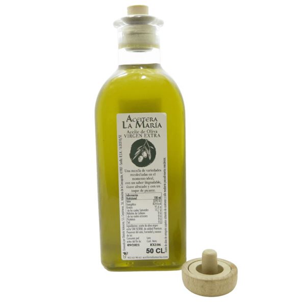 Extra Virgin Olive Oil 50 Cl with pourer Harvest 2024-2025-detalle