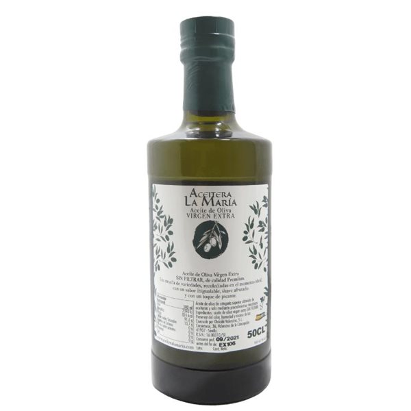 Extra Virgin Olive Oil 50 Cl Glass Harvest 2024-2025-detalle