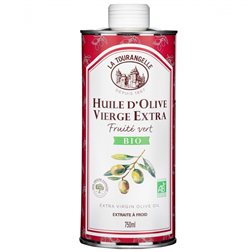 Huile d'olive vierge extra fruitée verte ECO La Tourangelle 750ml
