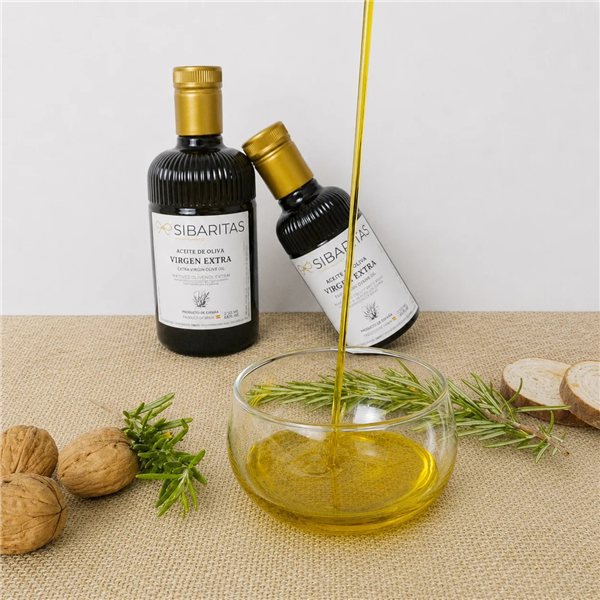 Aceite de oliva Virgen Extra AOVE cornicabra-lateral