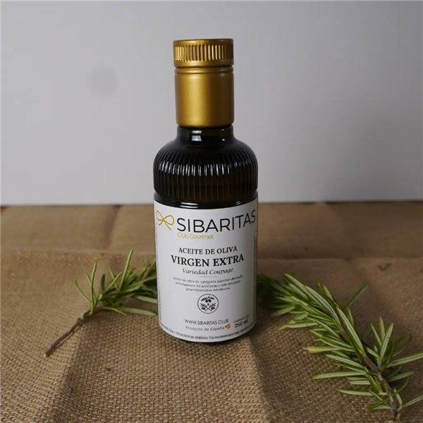 Aceite de oliva virgen extra AOVE coupage-trasera