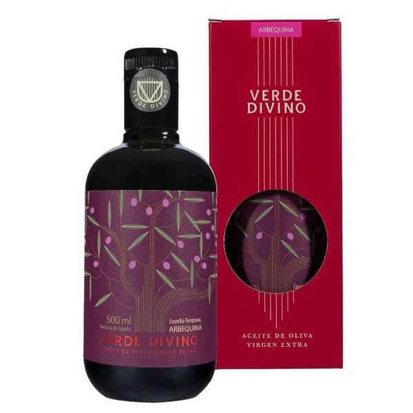 Huile d'Olive Extra Vierge Arbequina Première Récolte, Verde Divino-detalle