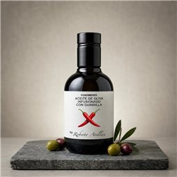 Extra natives Olivenöl mit scharfen Chili · 250 ml