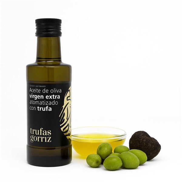 Aceite de Oliva Virgen Extra con Sabor a Trufa Negra, Trufas Górriz-lateral