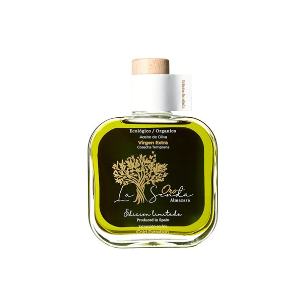 Aceite de Oliva Virgen Extra Cosecha Temprana ecológico, Edición Limitada,  Oro La Senda-detalle