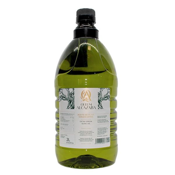 Extra Virgin Olive Oil Blend in PET, Oleum Alcazaba-izquierda