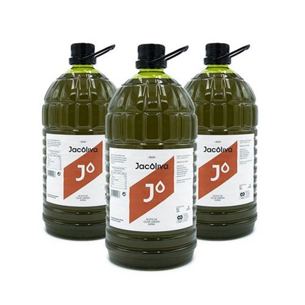 Huile d'Olive Extra Vierge, Coupage PET, Jacoliva-trasera