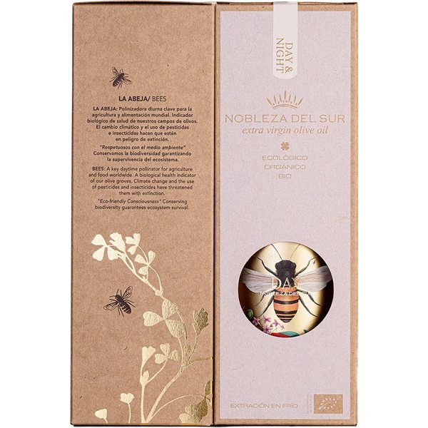Aceite de Oliva Virgen Extra Ecologico DAY 500ml Estuchado Nobleza del Sur-detalle