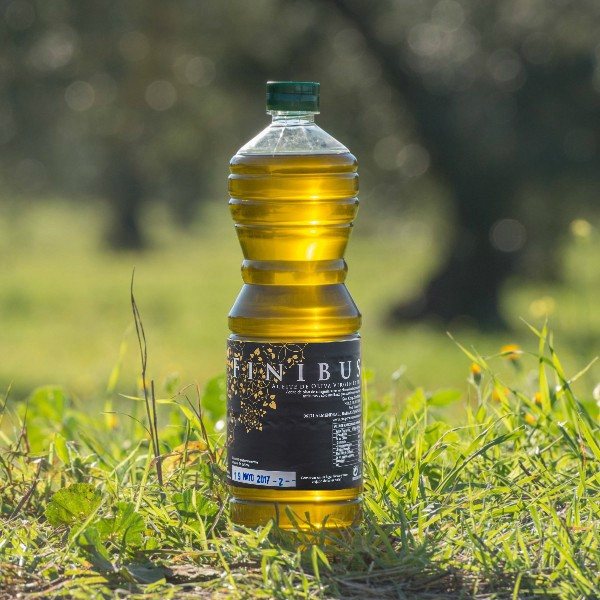 Aceite de oliva virgen extra “Especial Finibus” 1L-lateral