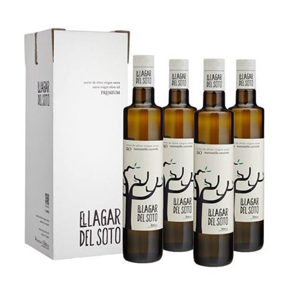 Extra Virgin Olive Oil Lagar del Soto Ecological, Manzanilla Cacereña Jacoliva-trasera