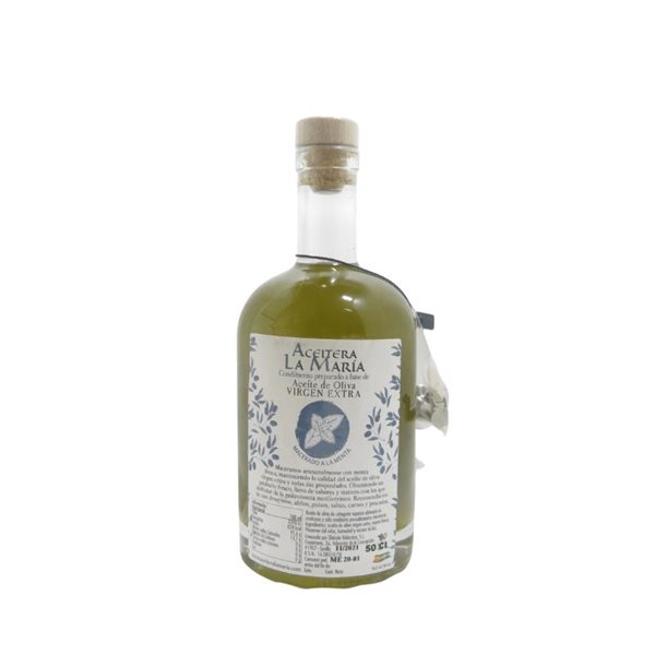 EVOO MINT 50 Cl with metal pourer-detalle