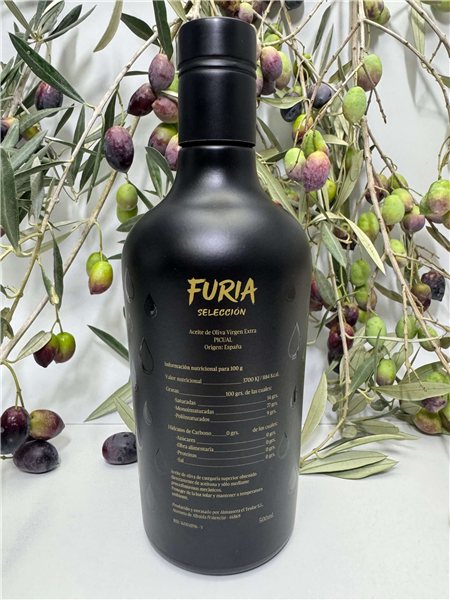 Aceite de Oliva Virgen Extra Picual 500ml | Cosecha Premium Española-trasera