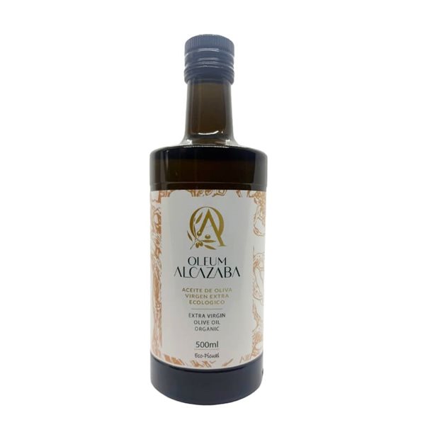 Huile d'olive vierge extra biologique Picual, Oleum Alcazaba-izquierda