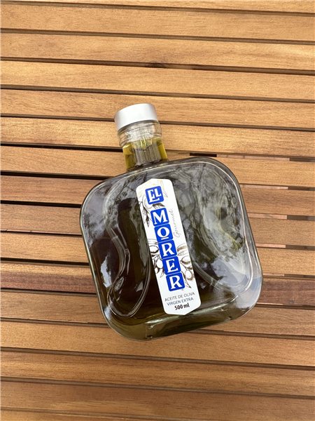 Aceite de Oliva Virgen Extra - Picual Primera Prensada 2025 - AOVE El Morer. 500ml-lateral