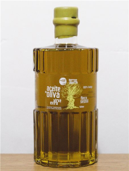ACEITE DE OLIVA VIRGEN EXTRA TERRAS GIGURRAS FINCA SESMIL- 500ml - Cosecha 2024-izquierda