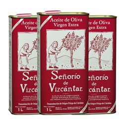 Aceite de Oliva Vizcántar Señorío Priego de Córdoba Selección, Especial, AOVE Virgen Extra Lata Especial 1 L (Caja de 3 unidades)