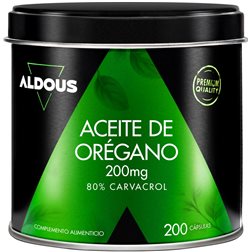 Aceite de Orégano 200 mg - 160 mg de Carvacrol - 200 Perlas
