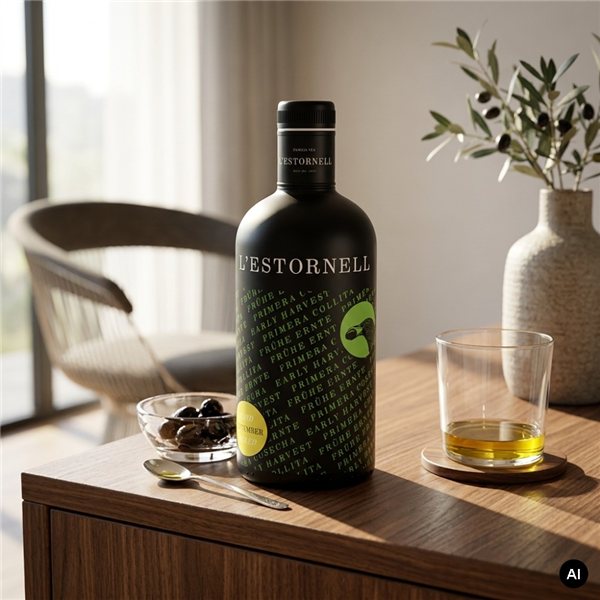 L'Estornell Extra Virgen Olivenöl Ernte September 50cl.-detalle