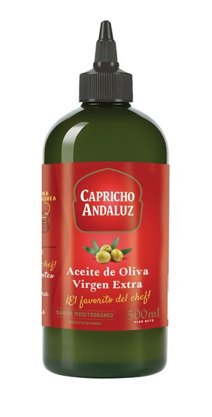 Aceite Oliva Virgen Extra 500ml Biberón Antigoteo Caja 12 uds.-detalle