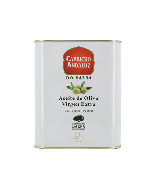 Aceite Oliva Virgen Extra D.O.Baena: Lata 2L Caja 8uds.-detalle