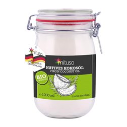 Aceite Vegetal Mituso Virgen Organic — Ecológico 1 L Coco